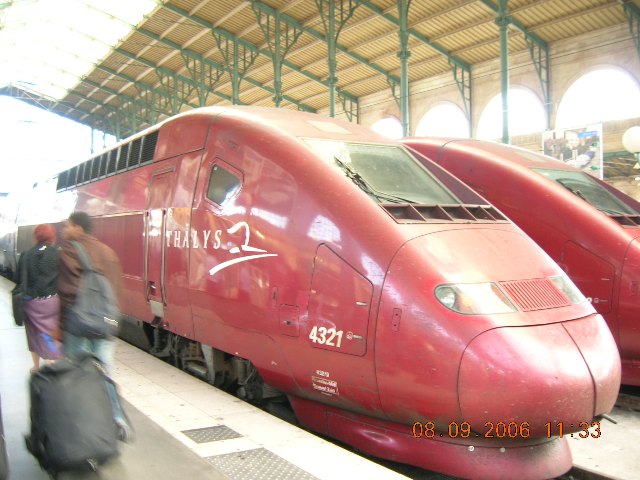 Hızlı Thalys treni.